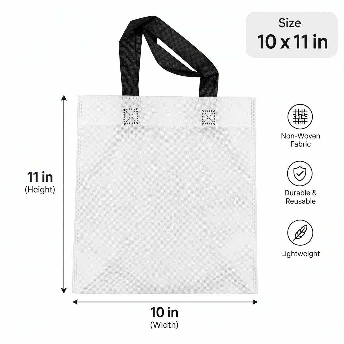 Slim Flat-Style Reusable Tote Bag
