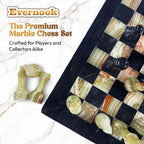 Black & Green Marble Chess Set