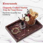 Deep Red Marble Vanity Multipurpose Tray