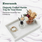 White Marble Vanity Multipurpose Tray