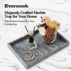 Grey Marble Vanity Multipurpose Tray