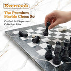 Black & White Marble Chess Set