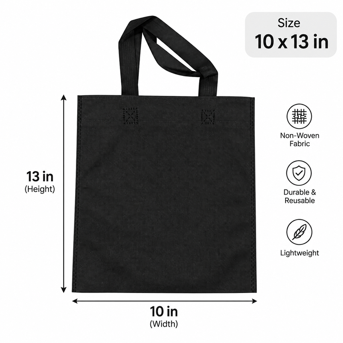 Slim Flat-Style Reusable Tote Bag