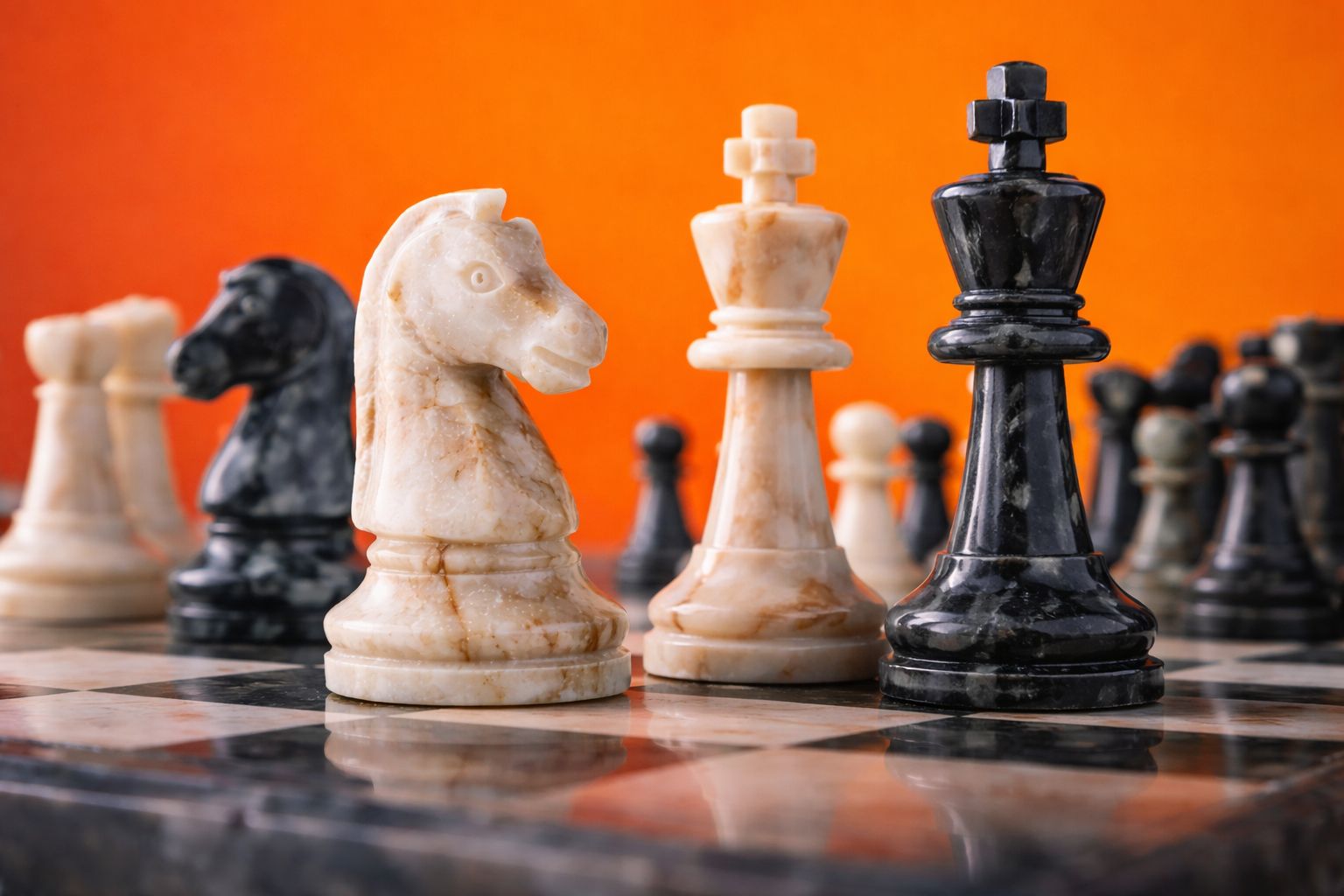 Sculpted from Natural Marble