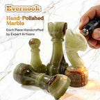 Black & Green Marble Chess Set