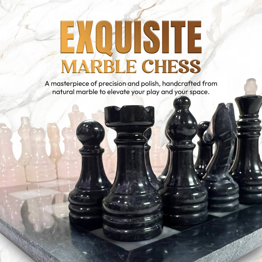 Onyx Blend Marble Chess Set