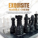 Black & White Marble Chess Set