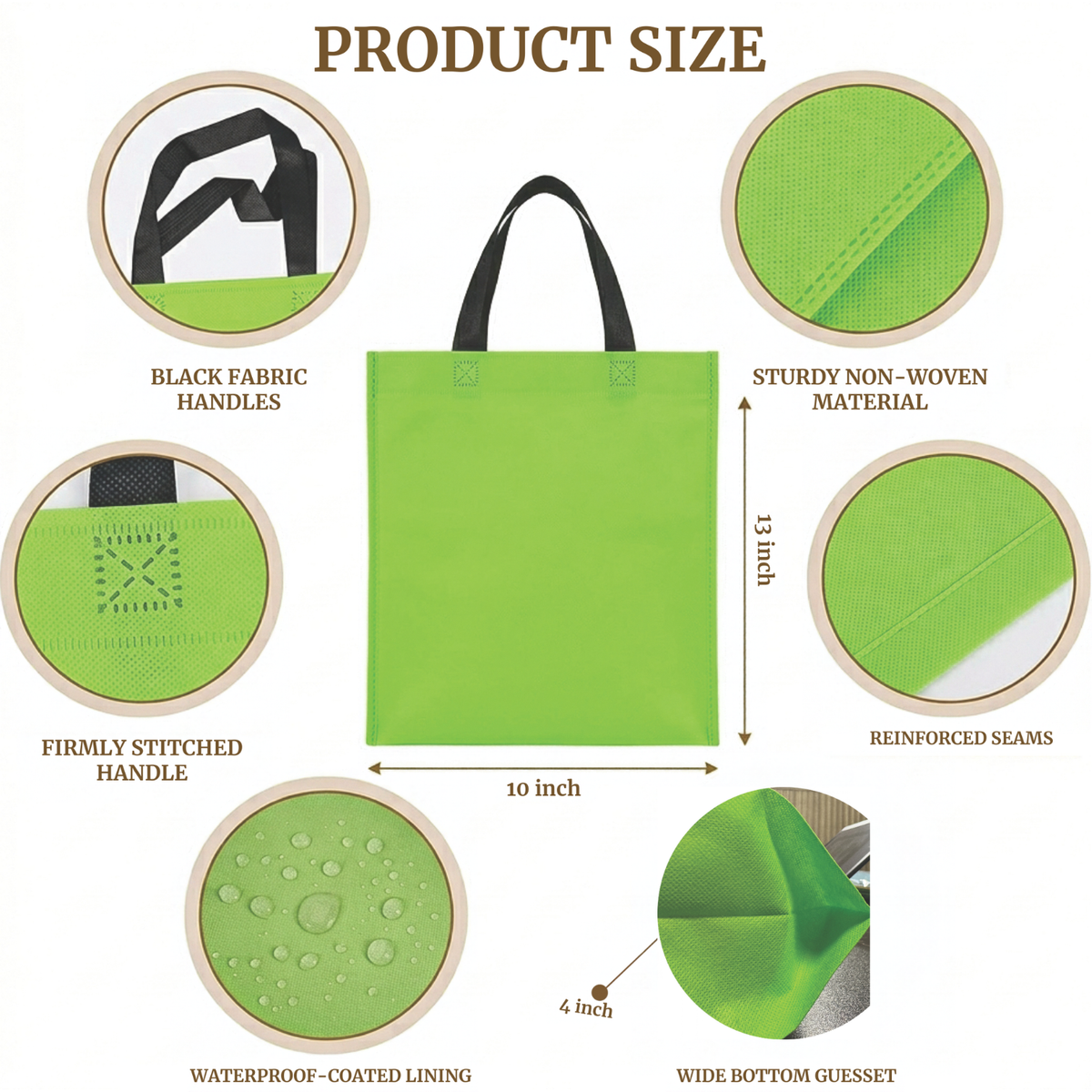 Deep Gusset Cubical Tote Bag
