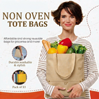 Slim Flat-Style Reusable Tote Bag