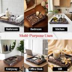 Deep Red Marble Vanity Multipurpose Tray