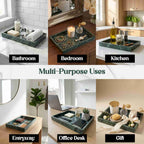 Deep Green Marble Vanity Multipurpose Tray
