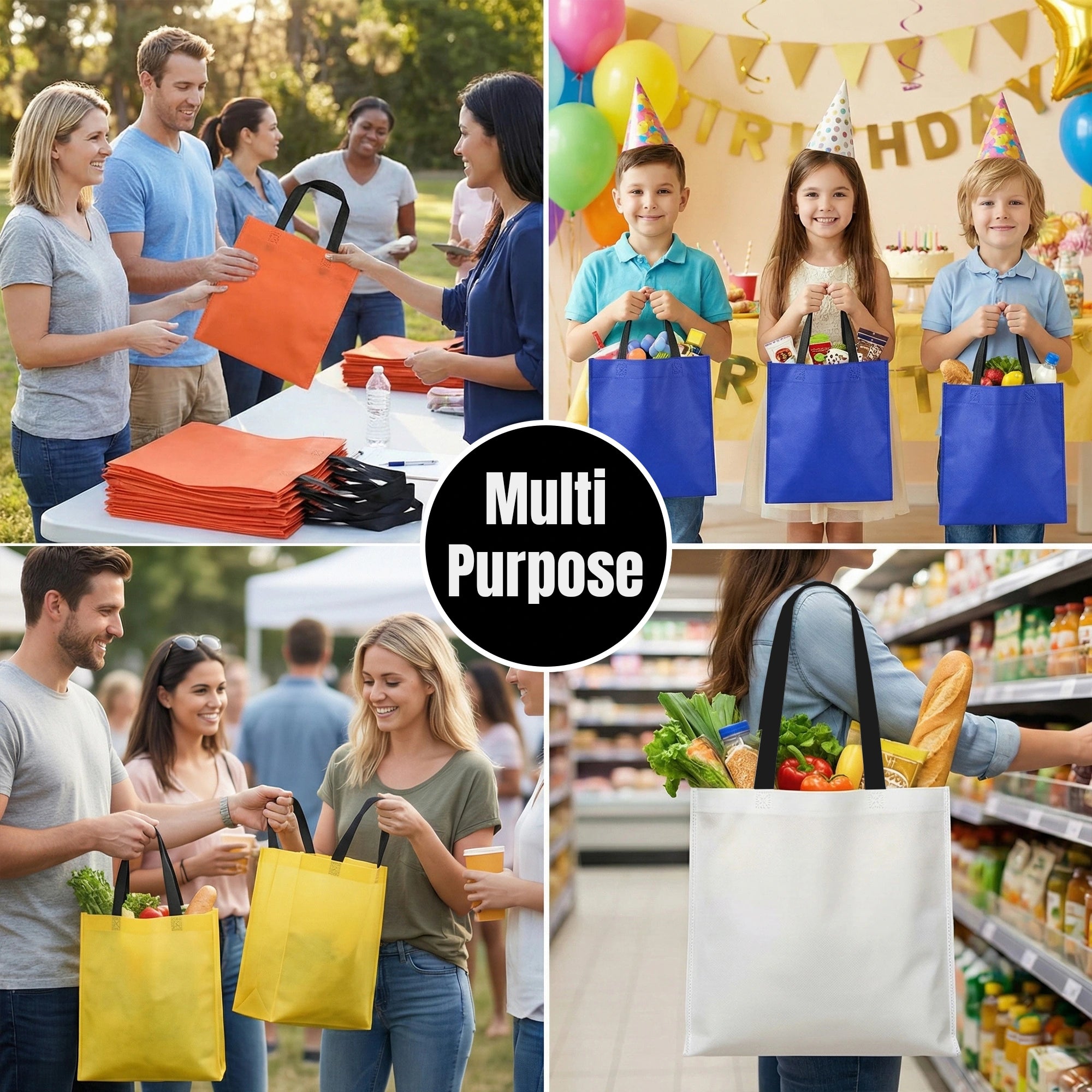 Tote Bags – Bulk Pack of 33