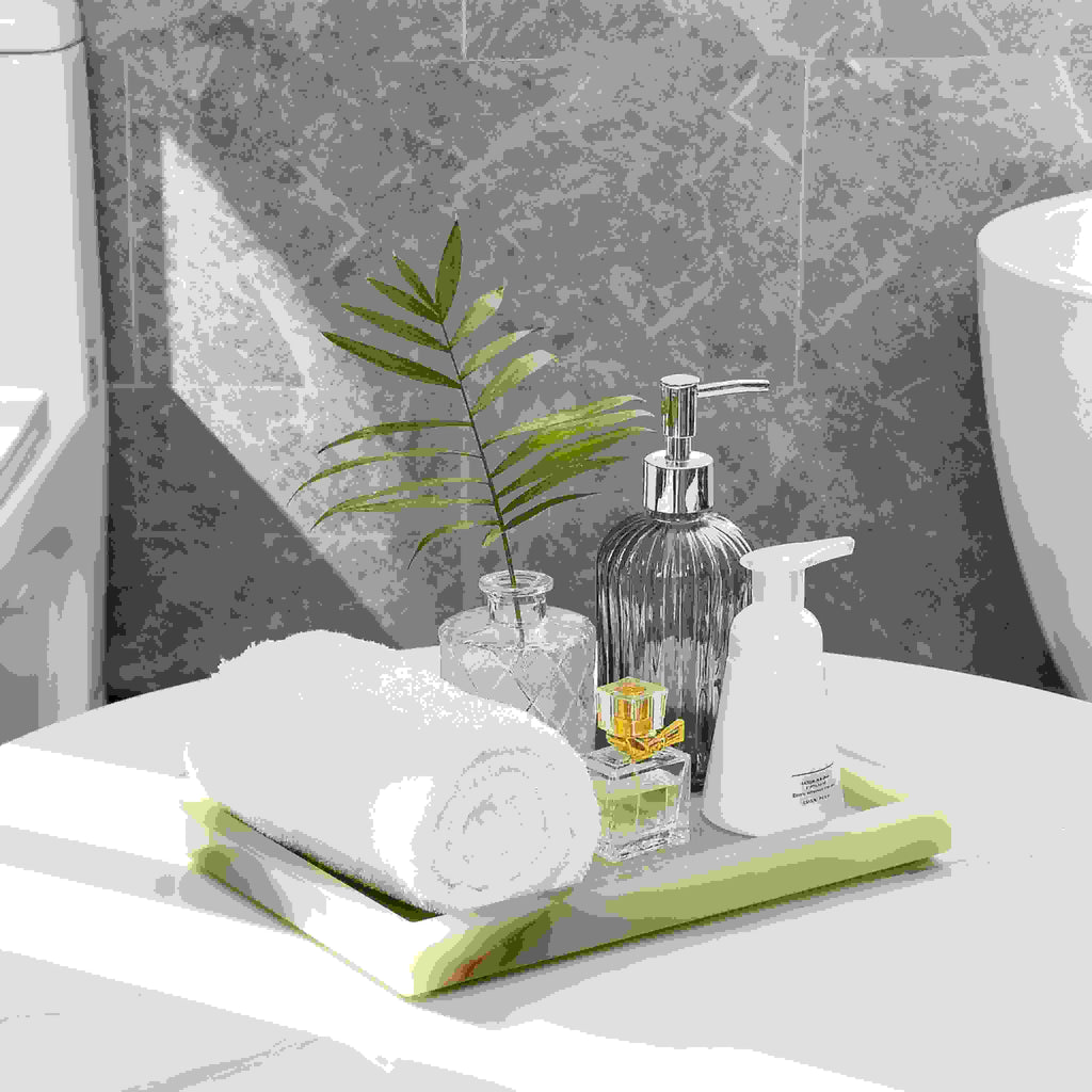 Olive Green Marble Vanity Multipurpose Tray
