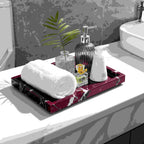 Deep Red Marble Vanity Multipurpose Tray