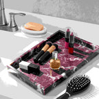 Deep Red Marble Vanity Multipurpose Tray