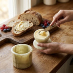Natural Onyx Marble Butter Crock – Handcrafted French Butter Keeper