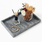 Grey Marble Vanity Multipurpose Tray